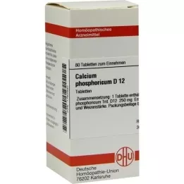 CALCIUM PHOSPHORICUM D 12 comprimidos, 80 unidades