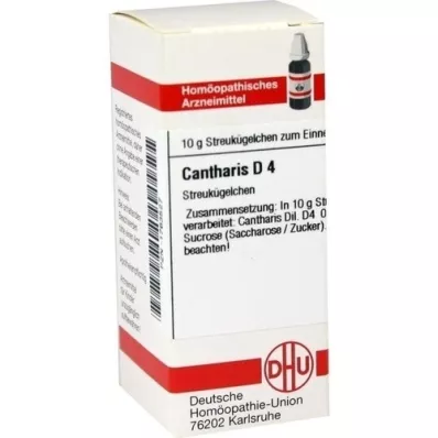 CANTHARIS D 4 glóbulos, 10 g CANTHARIS D 4 glóbulos, 10 g
