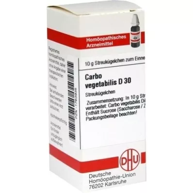CARBO VEGETABILIS D 30 glóbulos, 10 g CARBO VEGETABILIS D 30 glóbulos, 10 g