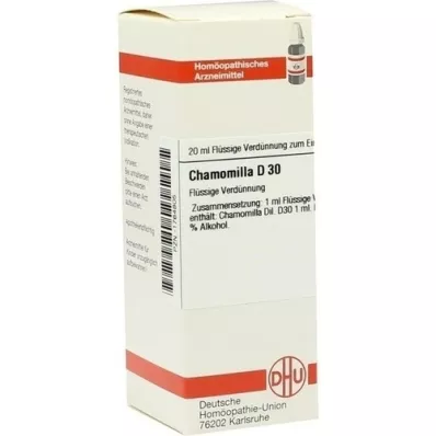 CHAMOMILLA Diluição D 30, 20 ml