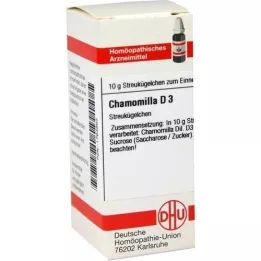 CHAMOMILLA D 3 glóbulos, 10 g