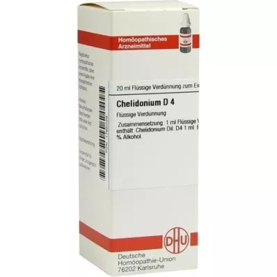 CHELIDONIUM Diluição D4, 20 ml