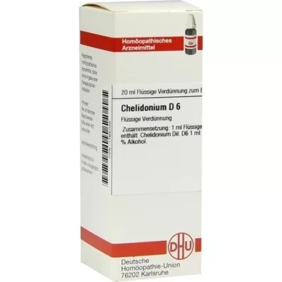 CHELIDONIUM Diluição D 6, 20 ml CHELIDONIUM Diluição D 6, 20 ml