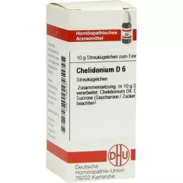 CHELIDONIUM D 6 glóbulos, 10 g