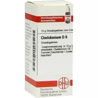 CHELIDONIUM D 6 glóbulos, 10 g CHELIDONIUM D 6 glóbulos, 10 g