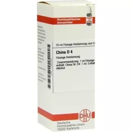 CHINA Diluição D4, 20 ml