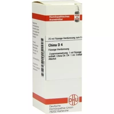 CHINA Diluição D4, 20 ml