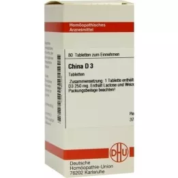 CHINA D 3 comprimidos, 80 unidades