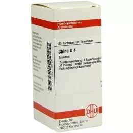 CHINA D 4 comprimidos, 80 unidades