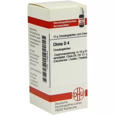 CHINA D 4 glóbulos, 10 g CHINA D 4 glóbulos, 10 g