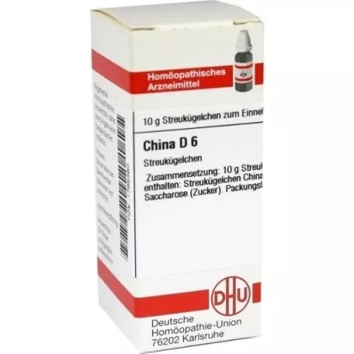 CHINA D 6 glóbulos, 10 g CHINA D 6 glóbulos, 10 g