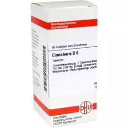 CINNABARIS D 6 comprimidos, 80 unidades