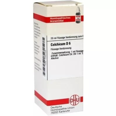 COLCHICUM Diluição D 6, 20 ml COLCHICUM Diluição D 6, 20 ml