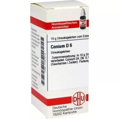 CONIUM D 6 glóbulos, 10 g CONIUM D 6 glóbulos, 10 g