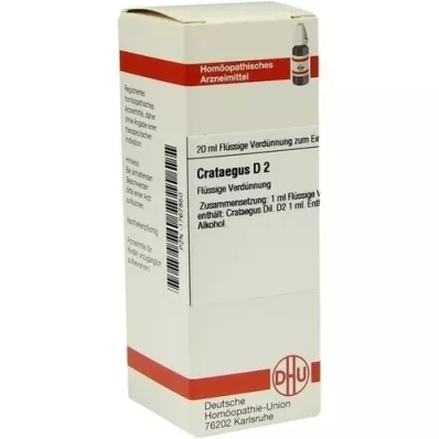 CRATAEGUS Diluição D 2, 20 ml CRATAEGUS Diluição D 2, 20 ml