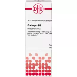 CRATAEGUS Diluição D3, 20 ml