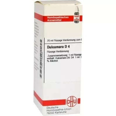 DULCAMARA Diluição D4, 20 ml