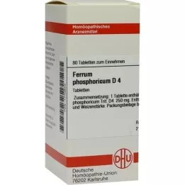 FERRUM PHOSPHORICUM D 4 comprimidos, 80 unidades