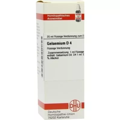 GELSEMIUM Diluição D4, 20 ml