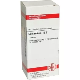 GELSEMIUM D 6 comprimidos, 80 unidades