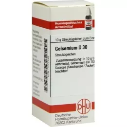 GELSEMIUM D 30 glóbulos, 10 g
