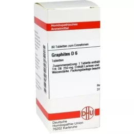 GRAPHITES D 6 comprimidos, 80 unidades