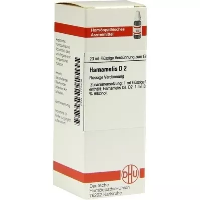 HAMAMELIS Diluição D 2, 20 ml