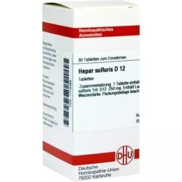HEPAR SULFURIS D 12 comprimidos, 80 unidades