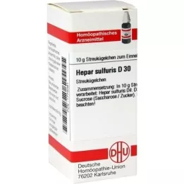 HEPAR SULFURIS D 30 glóbulos, 10 g