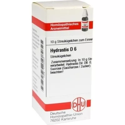 HYDRASTIS D 6 glóbulos, 10 g HYDRASTIS D 6 glóbulos, 10 g