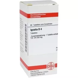 IGNATIA D 4 comprimidos, 80 unidades