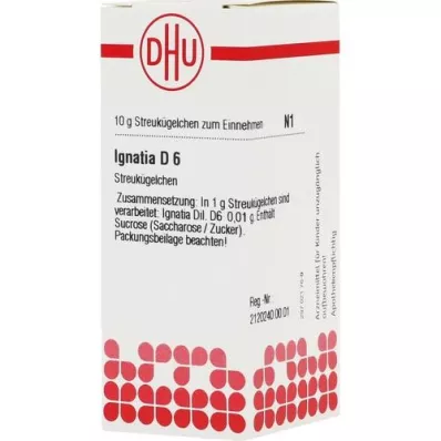 IGNATIA D 6 glóbulos, 10 g