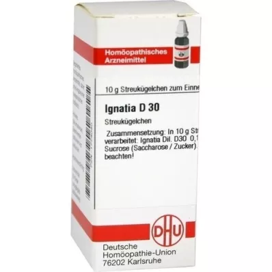 IGNATIA D 30 glóbulos, 10 g IGNATIA D 30 glóbulos, 10 g
