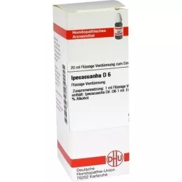 IPECACUANHA Diluição D 6, 20 ml