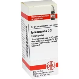IPECACUANHA D 3 glóbulos, 10 g