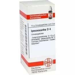 IPECACUANHA D 4 glóbulos, 10 g