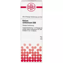 KALIUM CARBONICUM Diluição D 30, 20 ml