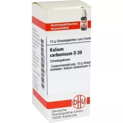 KALIUM CARBONICUM D 30 glóbulos, 10 g KALIUM CARBONICUM D 30 glóbulos, 10 g