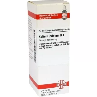 KALIUM JODATUM Diluição D4, 20 ml KALIUM JODATUM Diluição D4, 20 ml