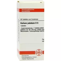 KALIUM JODATUM D 6 comprimidos, 80 unidades