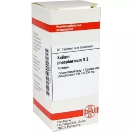 KALIUM PHOSPHORICUM D 3 comprimidos, 80 unidades