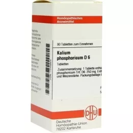 KALIUM PHOSPHORICUM D 6 comprimidos, 80 unidades