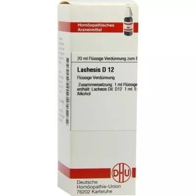LACHESIS Diluição D 12, 20 ml LACHESIS Diluição D 12, 20 ml