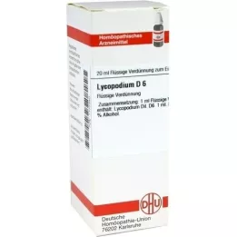 LYCOPODIUM Diluição D 6, 20 ml