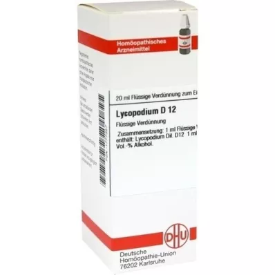 LYCOPODIUM Diluição D 12, 20 ml