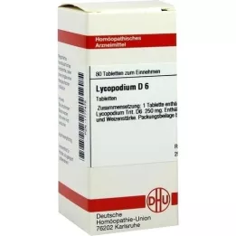 LYCOPODIUM D 6 comprimidos, 80 unidades