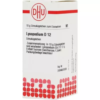 LYCOPODIUM D 12 glóbulos, 10 g LYCOPODIUM D 12 glóbulos, 10 g