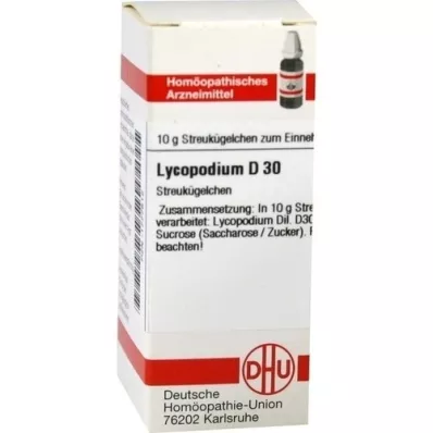 LYCOPODIUM D 30 glóbulos, 10 g