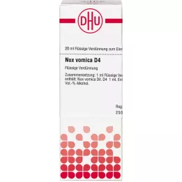 NUX VOMICA Diluição D4, 20 ml