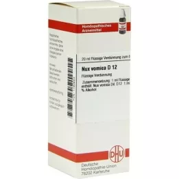 NUX VOMICA Diluição D 12, 20 ml